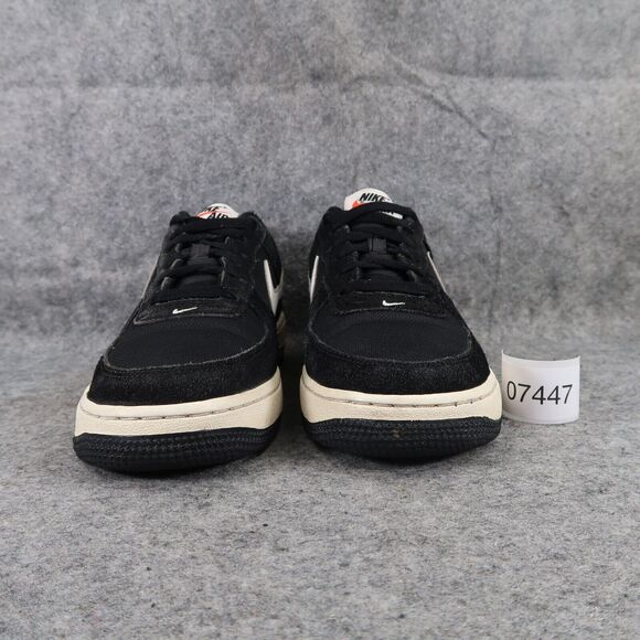Nike Shoes Youth 5.5 Sneakers Air Force 1 Lifestyle Active Casual Leather Black - Picture 3 of 14